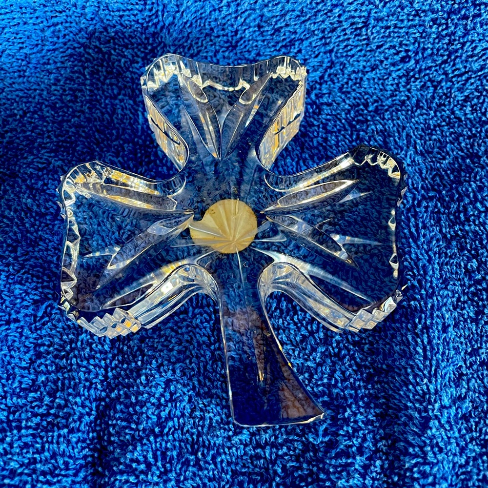 Waterford crystal shamrock